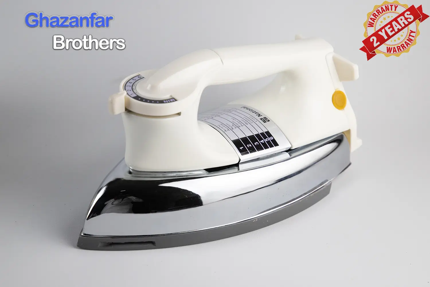 GB National Dry Iron | Heavy Weight Iron | 6 lb