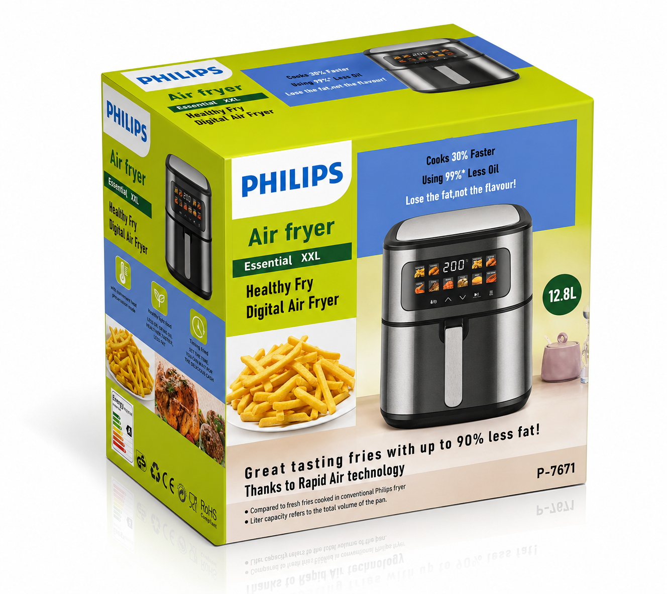 Philips Air Fryer | 12.5 Liter |The Best Air Fryer for Healthy Cooking"