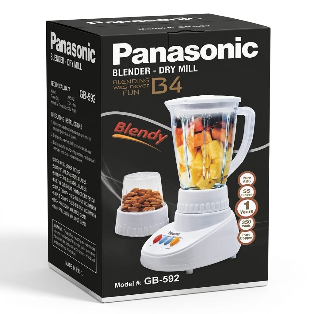 Panasonic B4 Blendy Blender & Dry Mill - GB-592