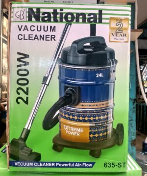 GB National 2200W Drum Vacuum Cleaner 635-ST | 24L Extreme Power