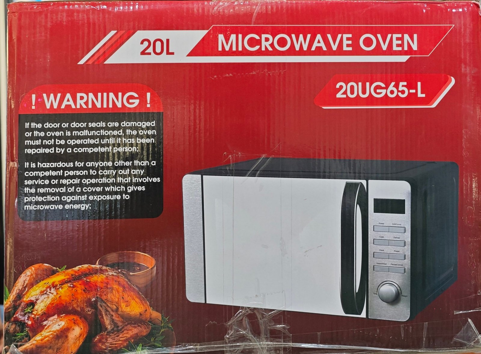 20L Compact Microwave Oven 20UG65-L - Fast & Efficient Cooking