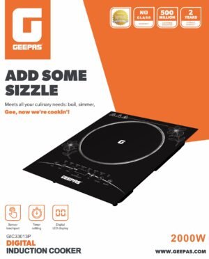 Geepas GIC33013P Digital Induction Cooker