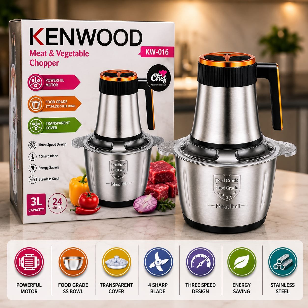 016 Kenwood Meat Chopper - Image 2