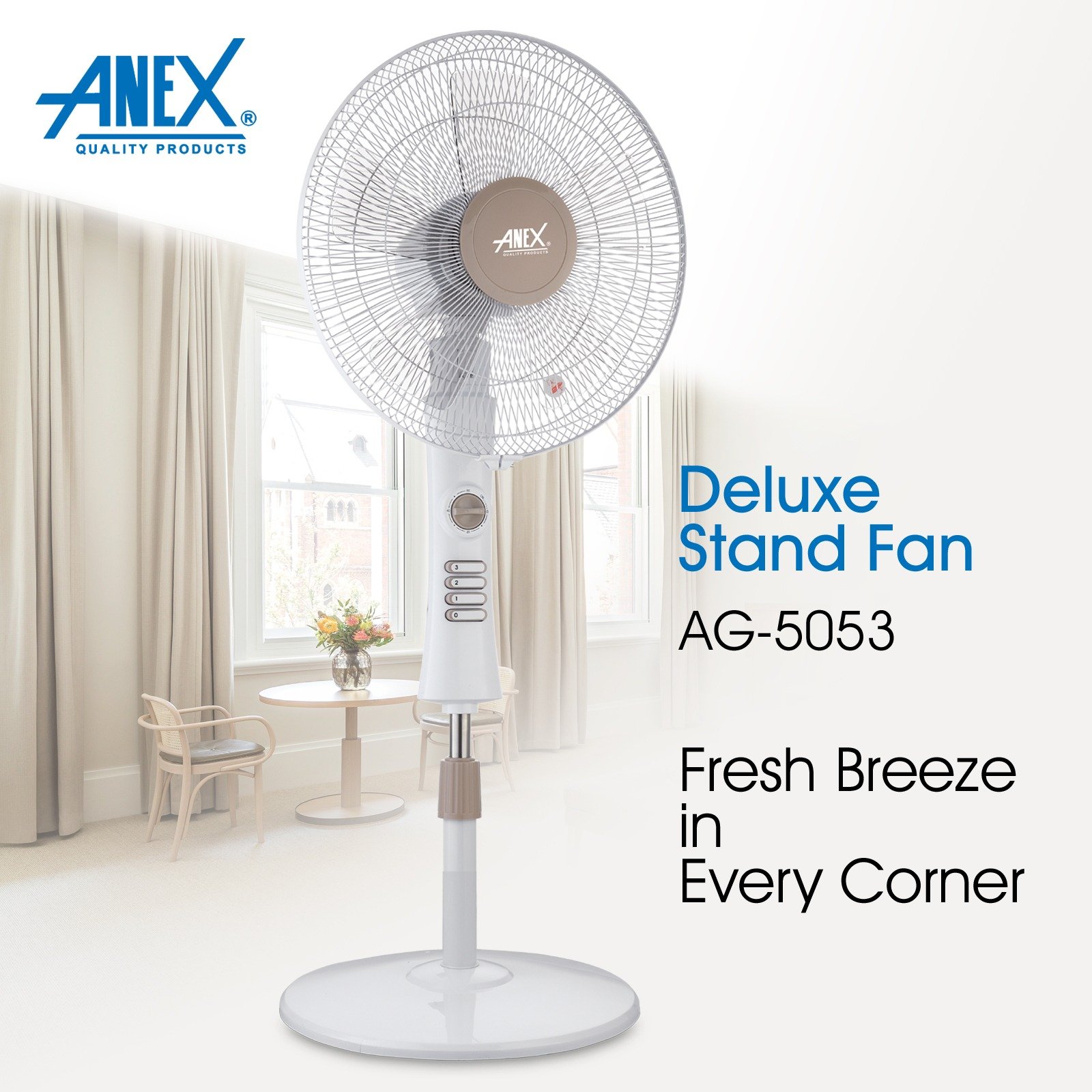 Anex AG-5053 Deluxe Stand Fan