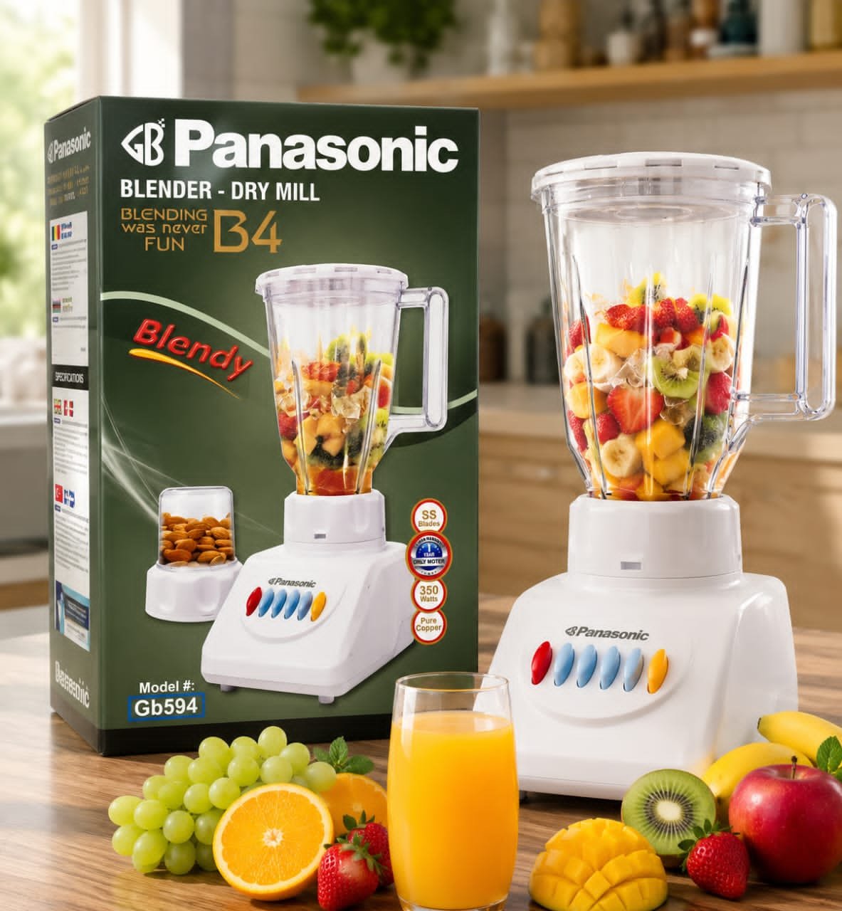 Panasonic Blendy GB594 Blender - Dry Mill